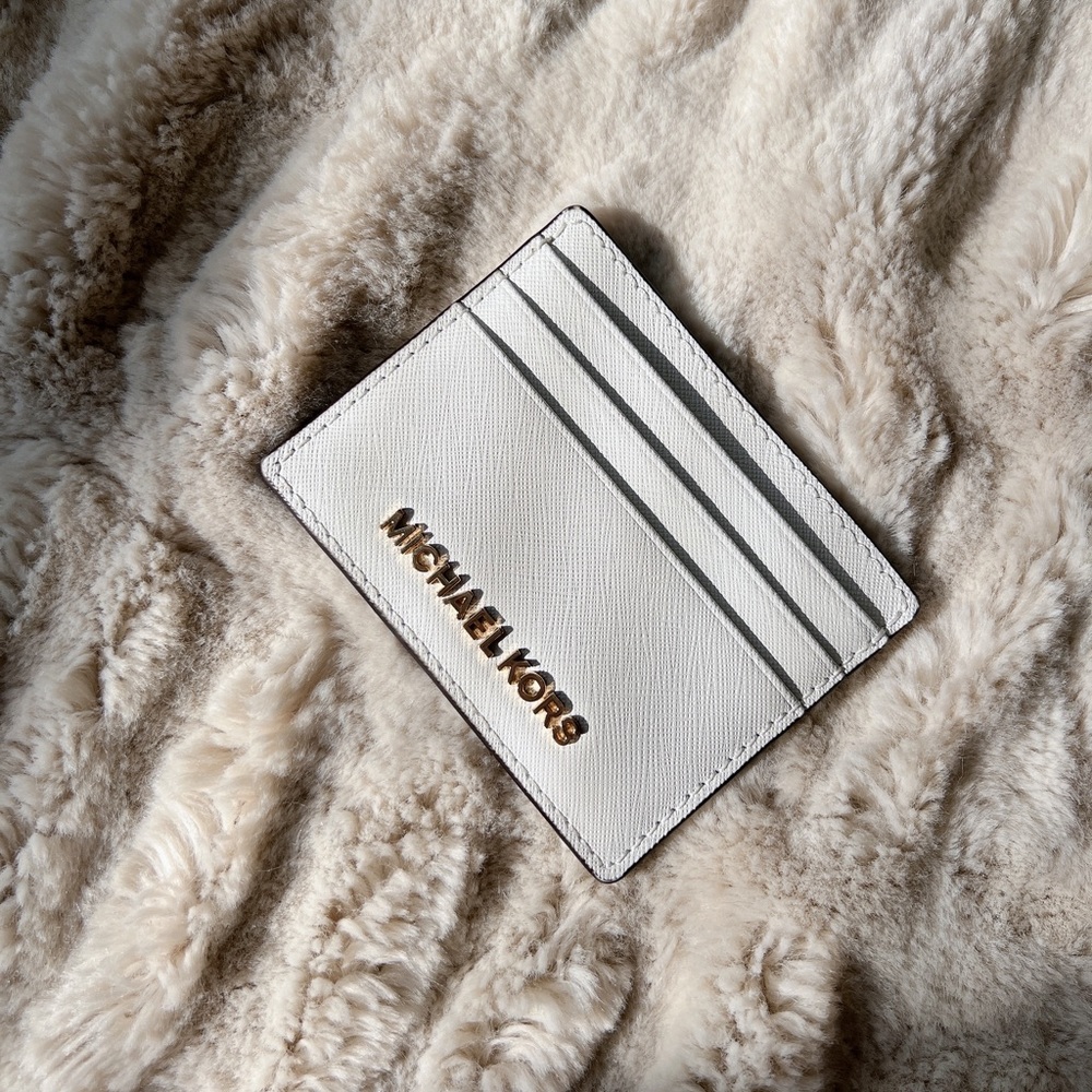 Michael Kors White Card Wallet